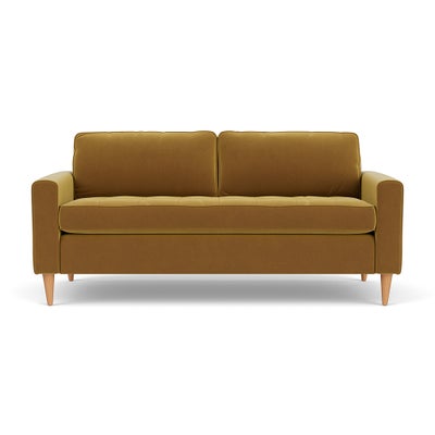 3 Seater - Mustard - Matt Velvet