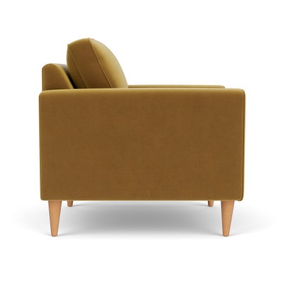 Armchair - Mustard - Matt Velvet