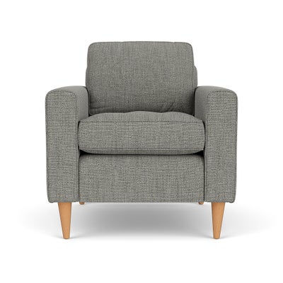 Armchair - Grey marl - Rustic Weave