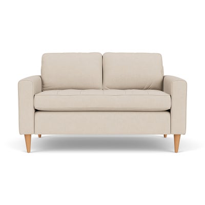 2 Seater - Lily White - House Linen Mix