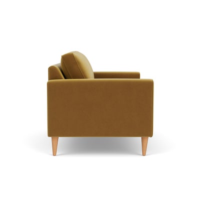 2 Seater - Mustard - Matt Velvet