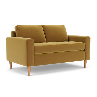 2 Seater - Mustard - Matt Velvet
