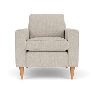 Armchair - Natural - Aquaclean Oxford