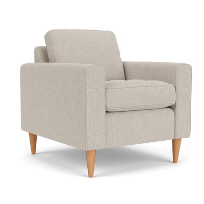 Armchair - Natural - Aquaclean Oxford