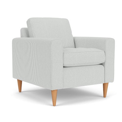 Armchair - Duck Egg - Broadway Stripe