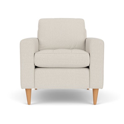 Armchair - Natural - Broadway Stripe