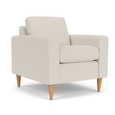 Armchair - Natural - Broadway Stripe