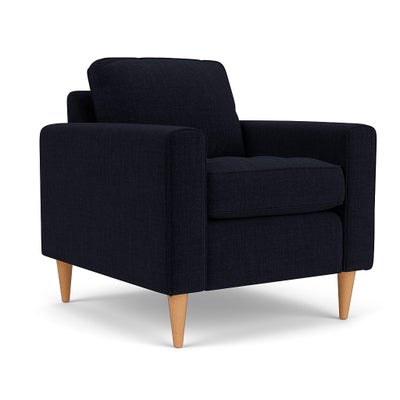 Armchair - Ink - Eco Chenille