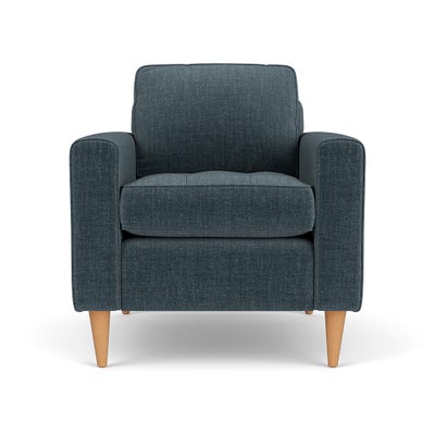 Armchair - Teal - Eco Chenille