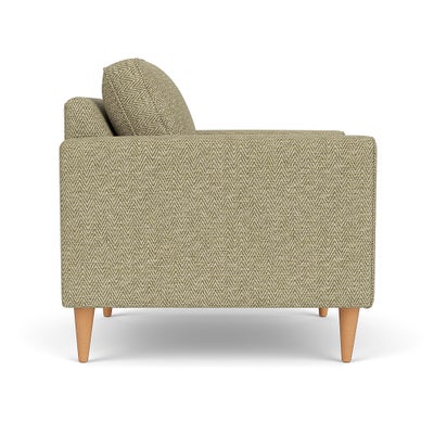 Armchair - Apple - Herringbone Weave