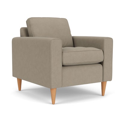 Armchair - Dove grey - House Linen Mix