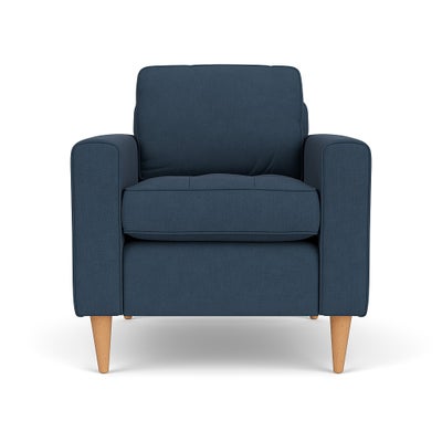Armchair - Indigo - House Linen Mix