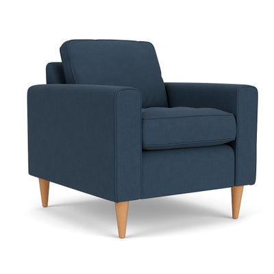 Armchair - Indigo - House Linen Mix