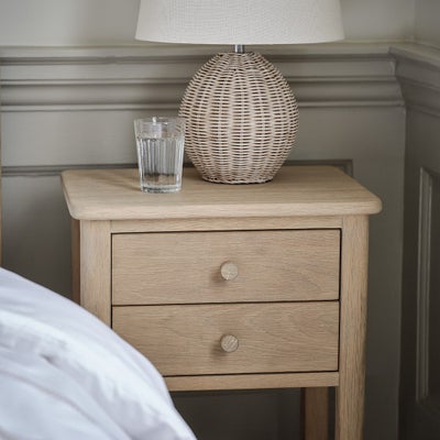 2 Drawer Bedside Table