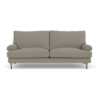 3 Seater Sofa - Flax - Rustic Weave