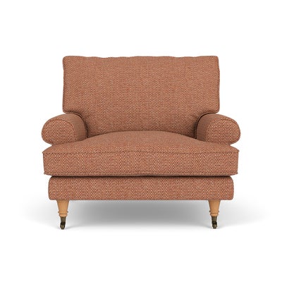 Armchair - Brick - Herringbone Weave
