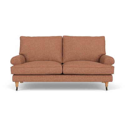 Large 2 Seater - Brick - Herringbone Weave