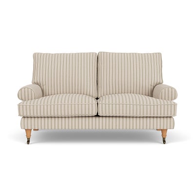 2 Seater Sofa - Sage - Kingham Stripe