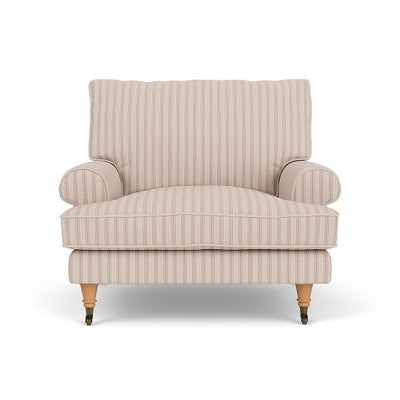 Armchair - Flax - Kingham Stripe