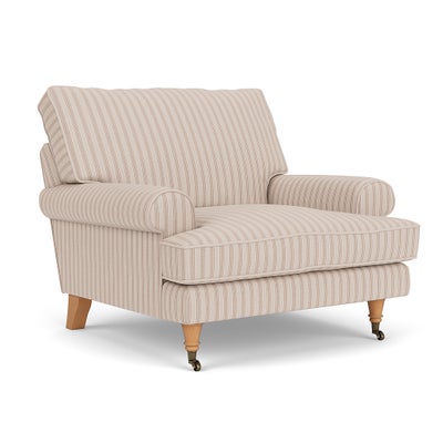 Armchair - Flax - Kingham Stripe