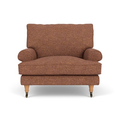 Armchair - Brick Marl - Aquaclean Oxford