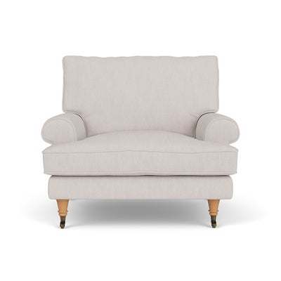 Armchair - Soft White - Luxury Italian Linen