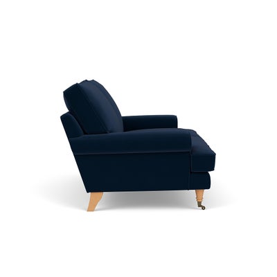 Large 2 Seater - Deep blue - Matt Velvet
