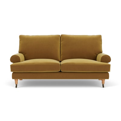 Large 2 Seater - Mustard - Matt Velvet