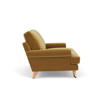 Large 2 Seater - Mustard - Matt Velvet