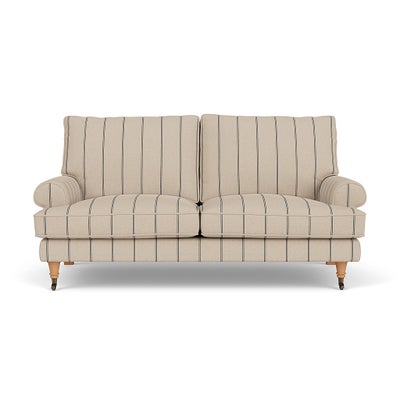 Large 2 Seater - Charcoal - Compton Stripe