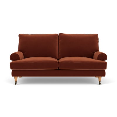 Large 2 Seater - Brick - Matt Velvet