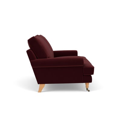 Large 2 Seater - Dark Rosehip - Matt Velvet