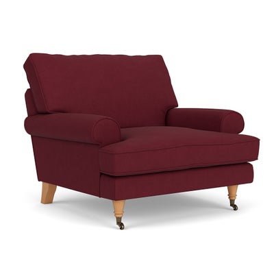 Armchair - Rosehip - House linen mix