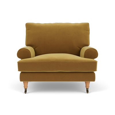 Armchair - Mustard - Matt Velvet