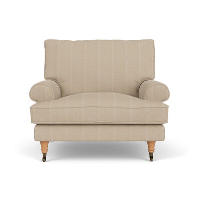Armchair - Natural - Compton Stripe