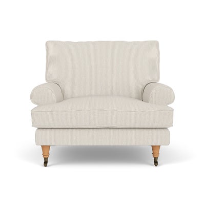 Armchair - Natural - Broadway Stripe