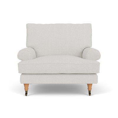 Armchair - Grey - Broadway Stripe