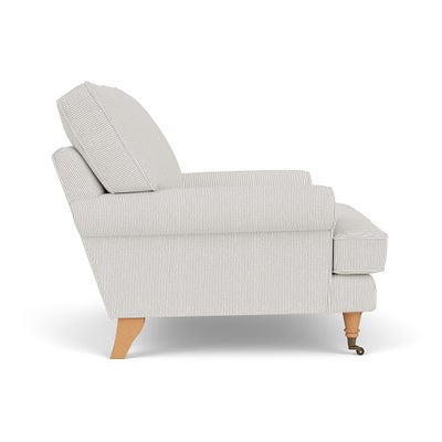 Armchair - Grey - Broadway Stripe