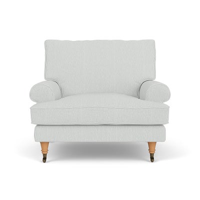 Armchair - Duck Egg - Broadway Stripe