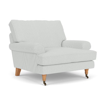 Armchair - Duck Egg - Broadway Stripe