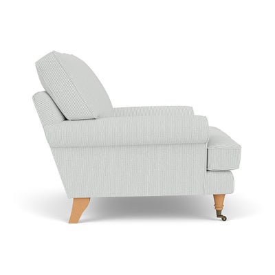 Armchair - Duck Egg - Broadway Stripe