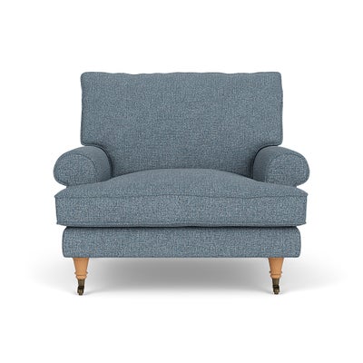 Armchair - Mid Blue - Aquaclean Oxford