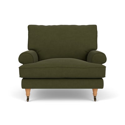 Armchair - Forest Green - House Linen Mix