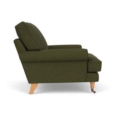 Armchair - Forest Green - House Linen Mix