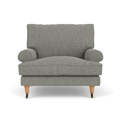 Armchair - Grey marl - Rustic weave