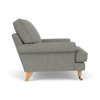 Armchair - Grey marl - Rustic weave