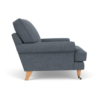 Armchair - Indigo - Rustic weave