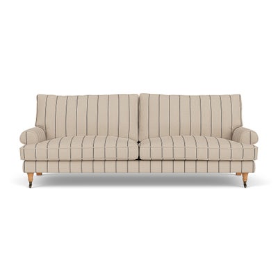 4 Seater - Charcoal - Compton Stripe