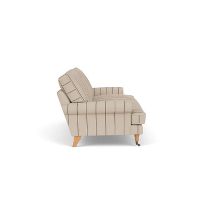 4 Seater - Charcoal - Compton Stripe