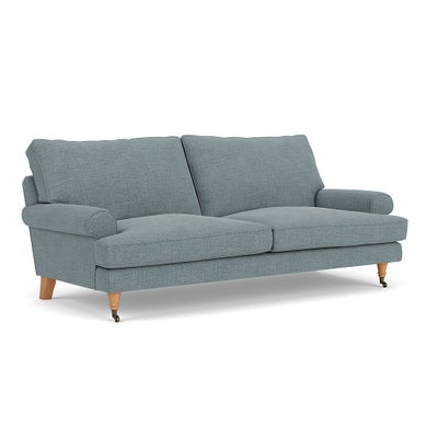 3 Seater - Teal marl - Rustic weave